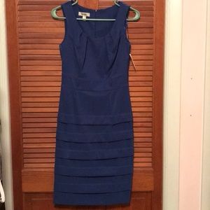Blue Sheath Dress